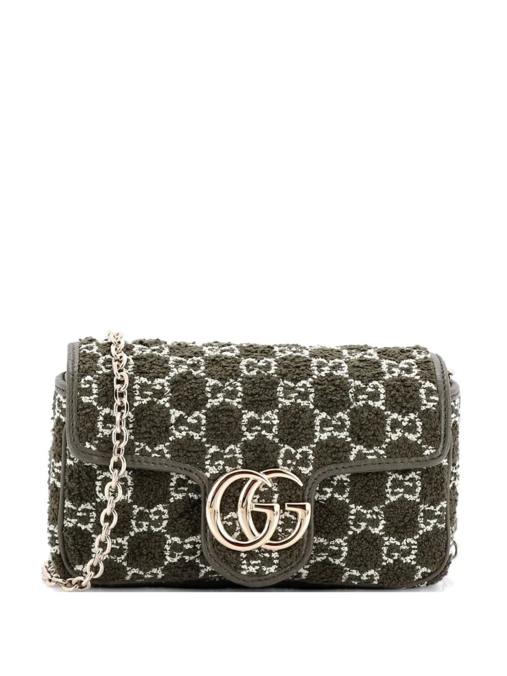 GG Marmont Flap Bag Matelasse GG Boucle Tweed Mini shoulder bag