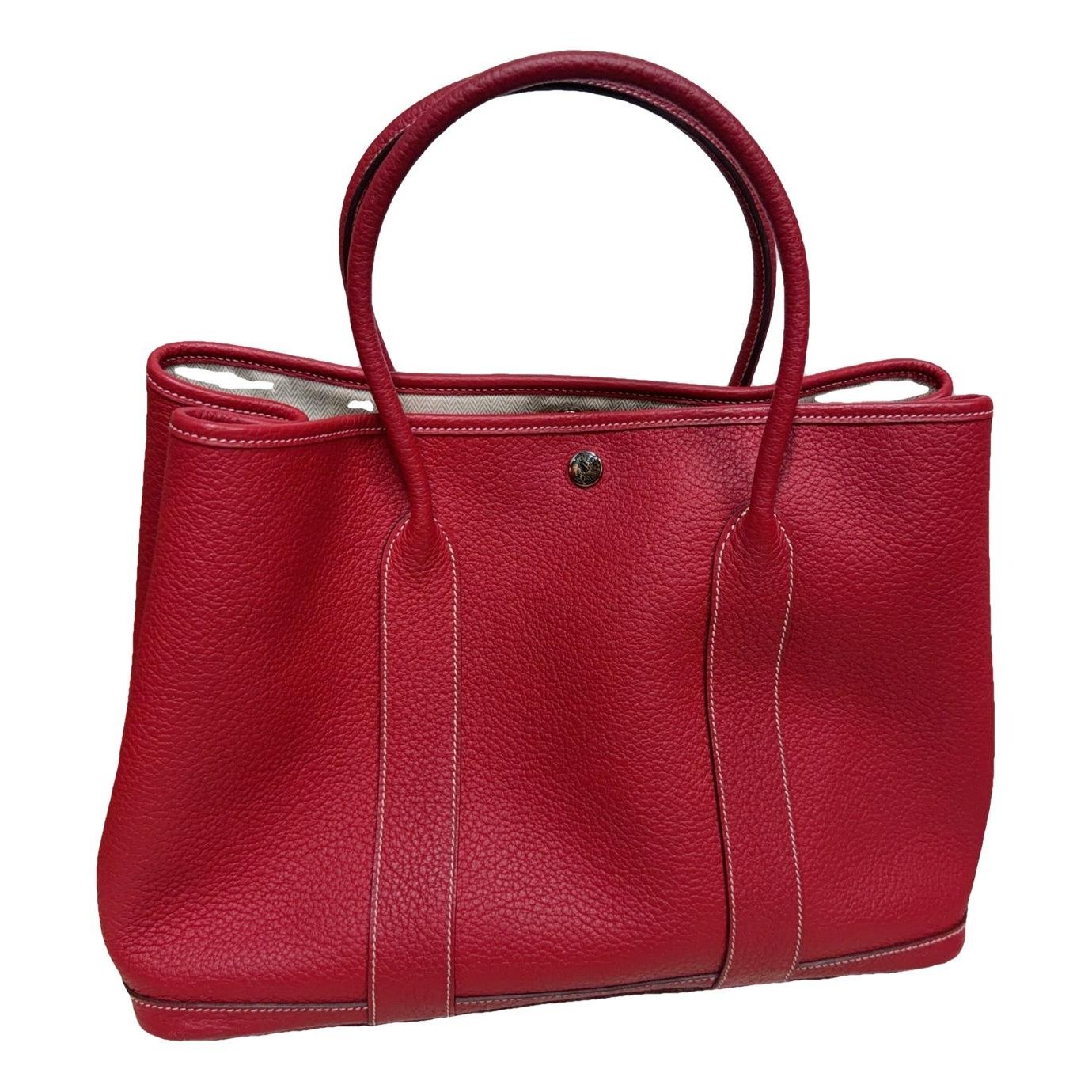 Garden Party leather handbag