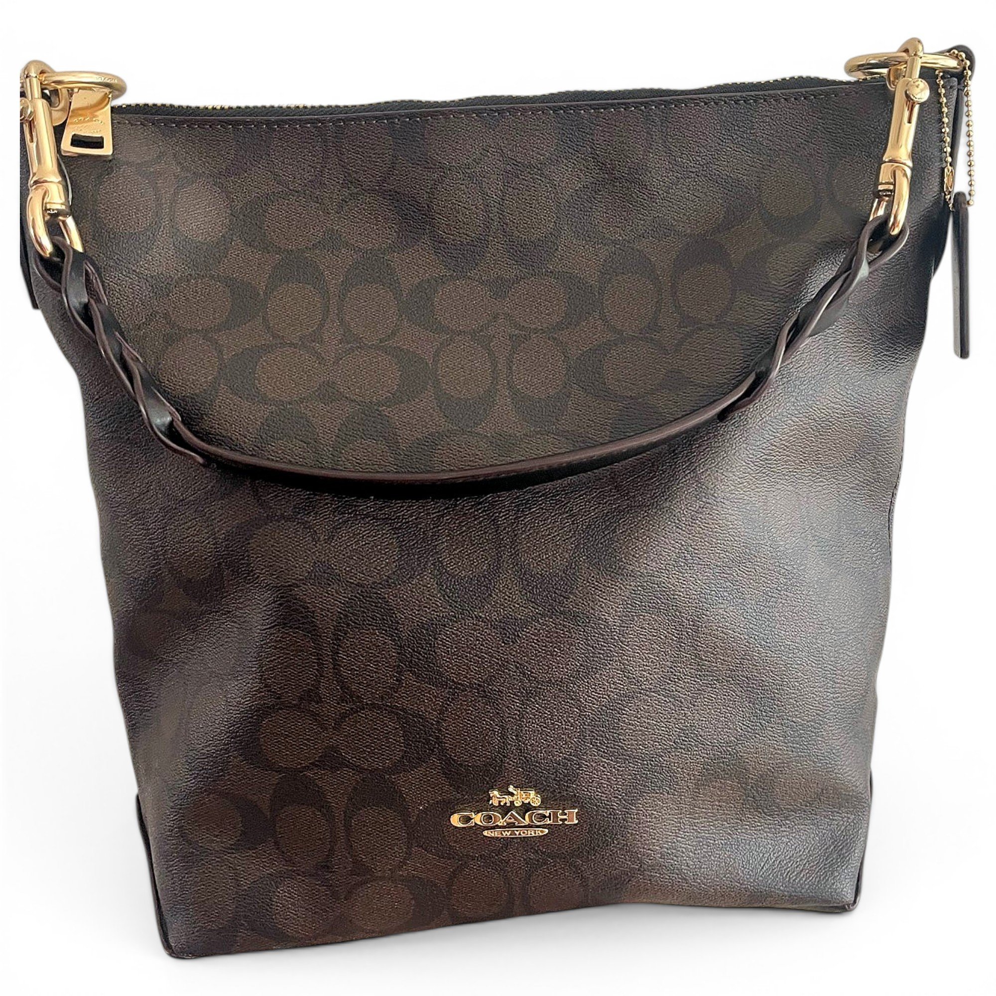Abby duffle leather satchel