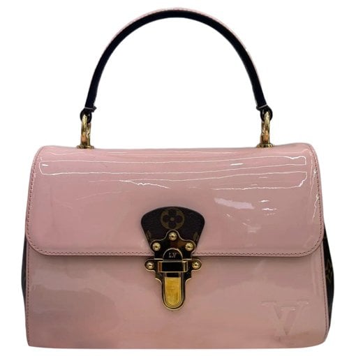 Cherrywood patent leather crossbody bag