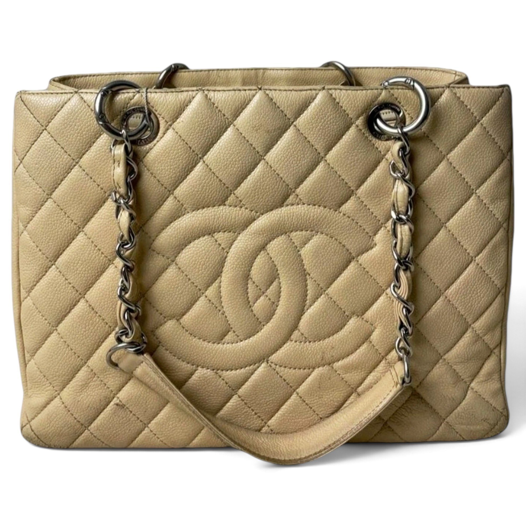 Grand shopping leather tote