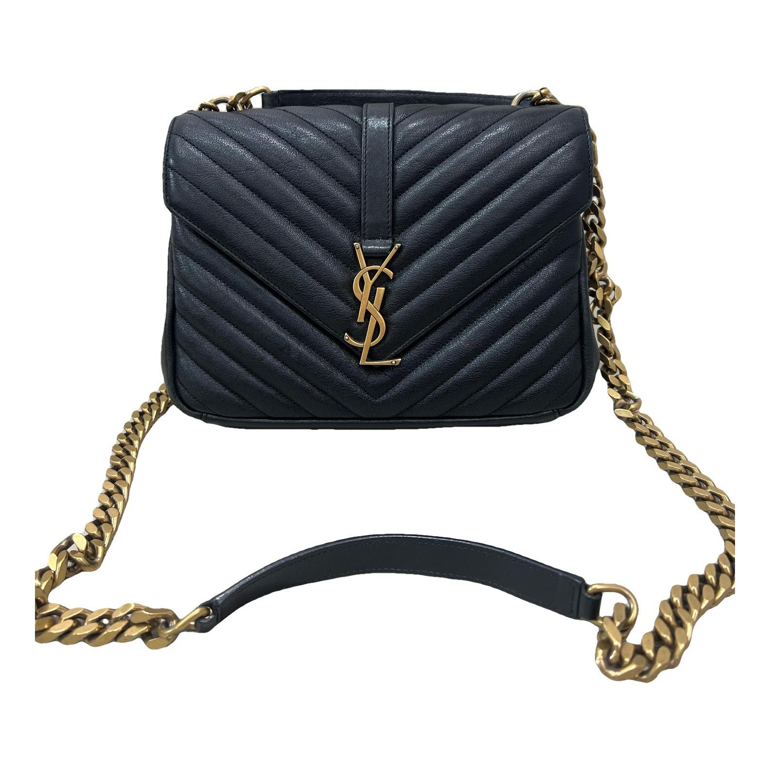 Collége monogramme leather handbag