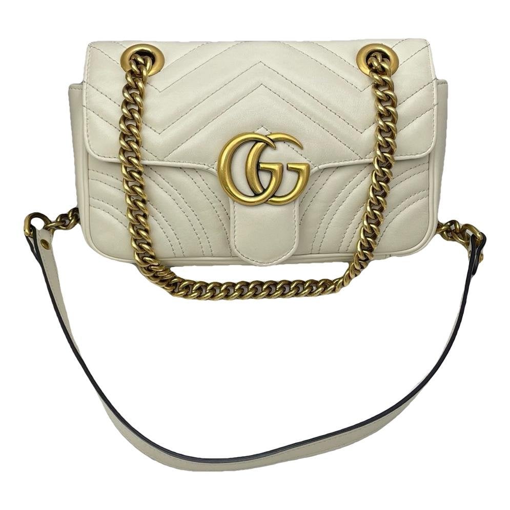 GG Marmont Flap leather crossbody bag