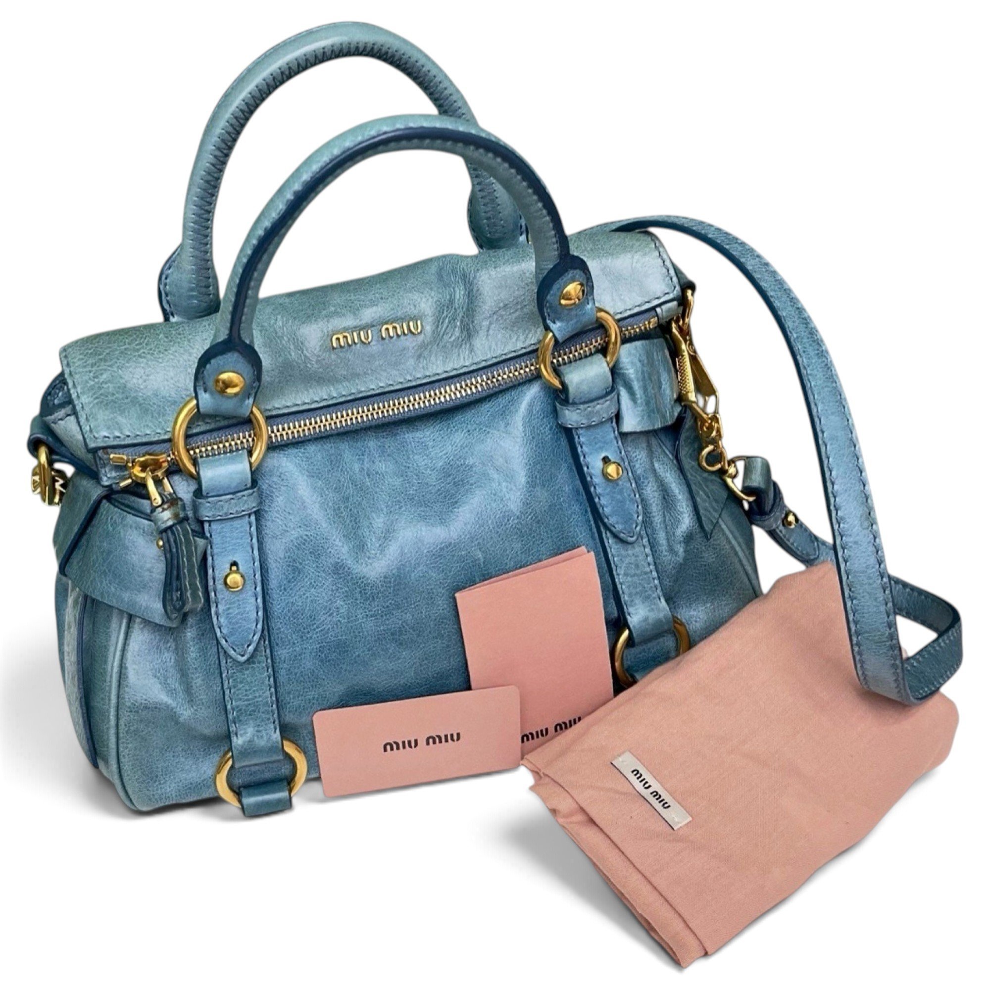 Vitello leather handbag