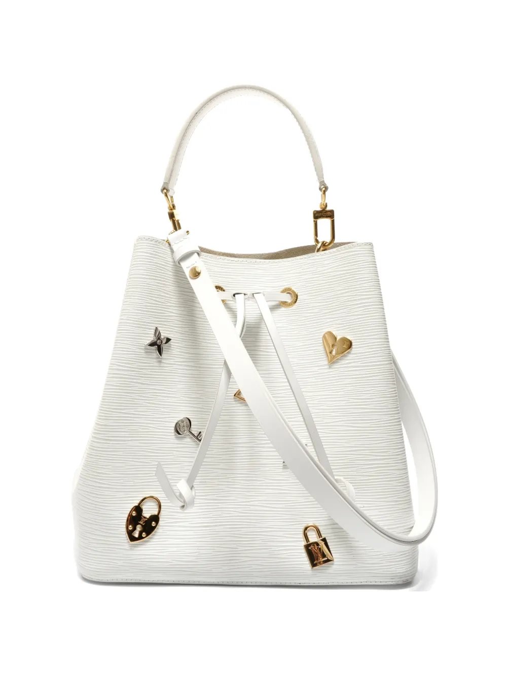 Louis Vuitton 2018 Neo Noe Love Lock shoulder bag