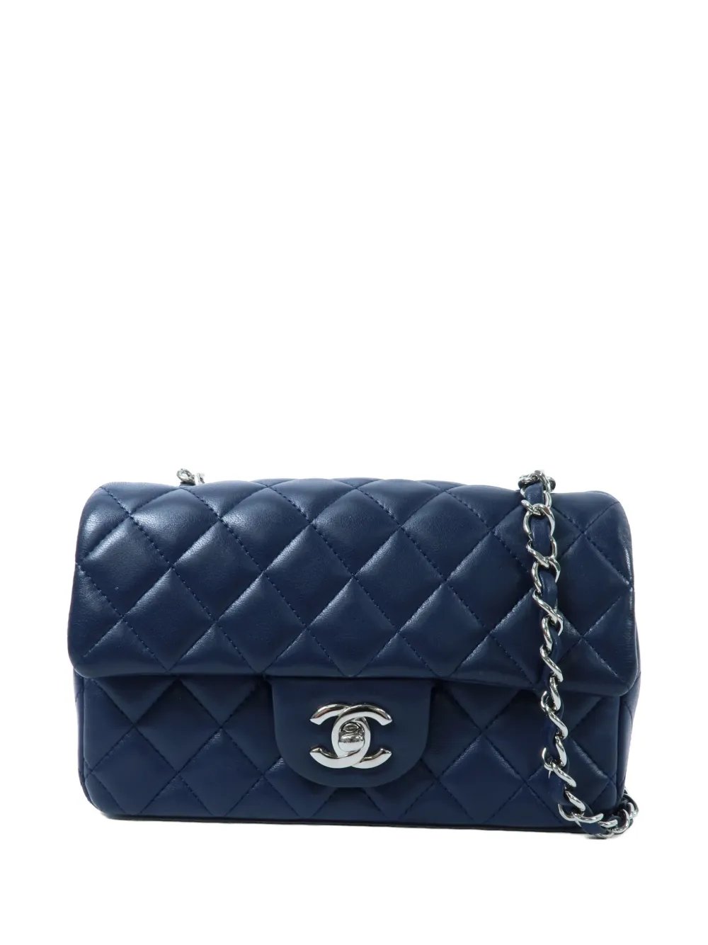 quilted CC turn-lock shoulder bag