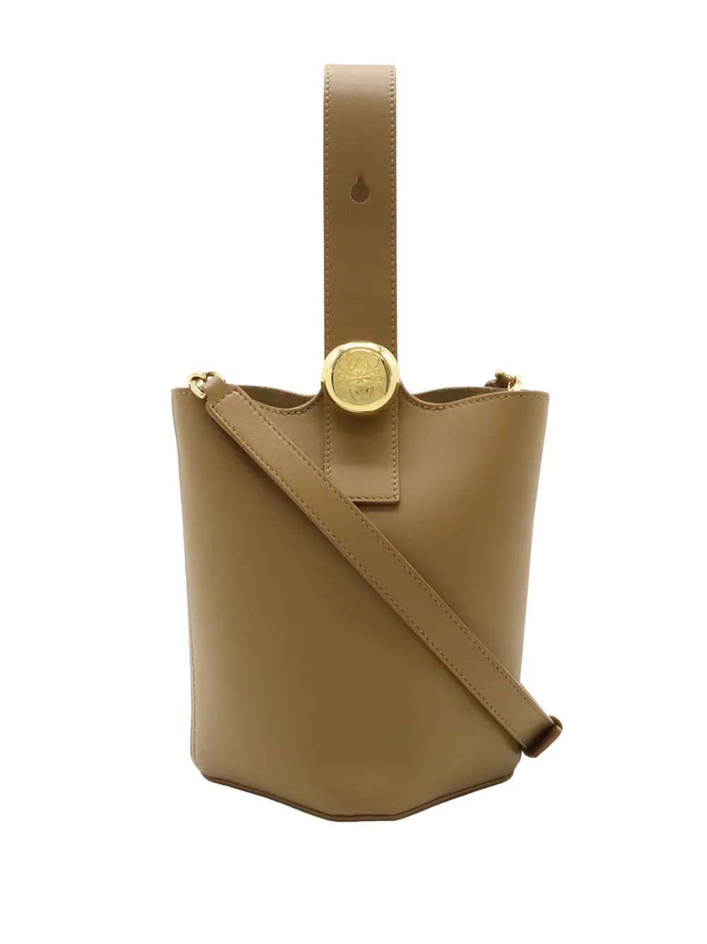 2010-2026 Mini Leather Pebble Bucket Bag satchel
