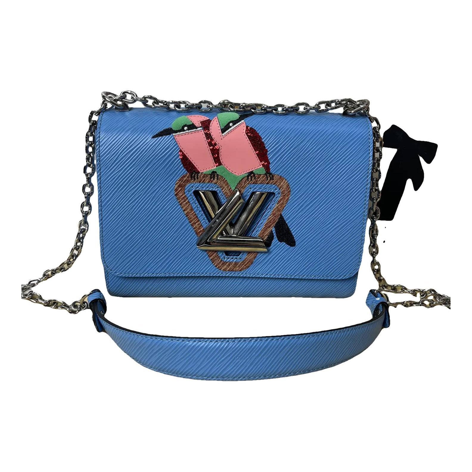 Twist leather handbag