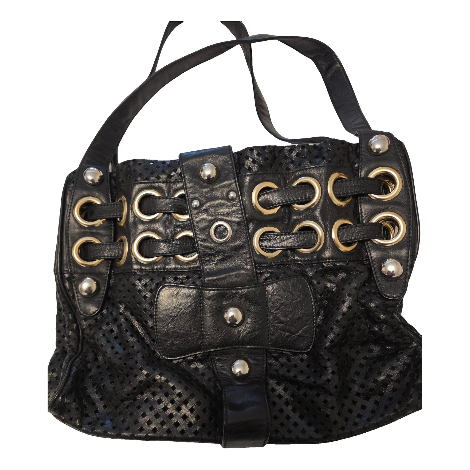 Leather tote