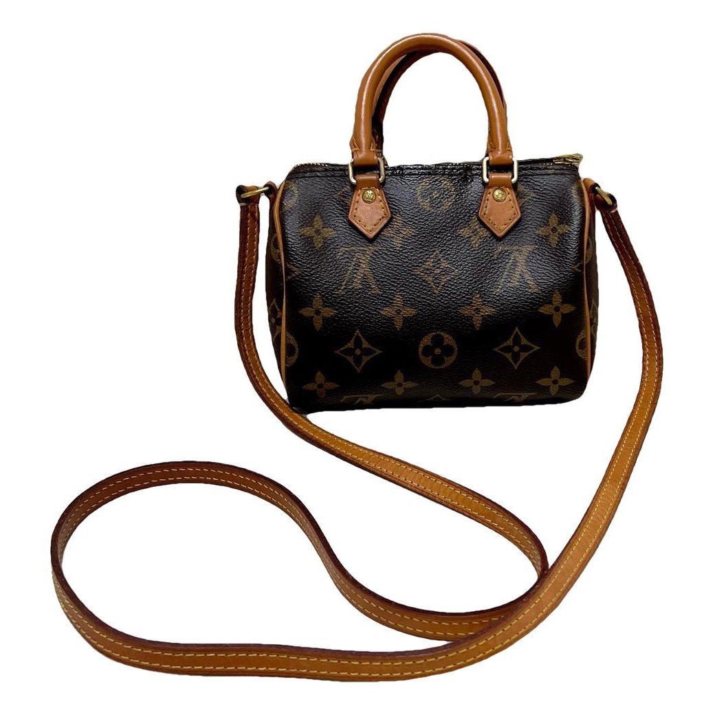 Speedy leather handbag