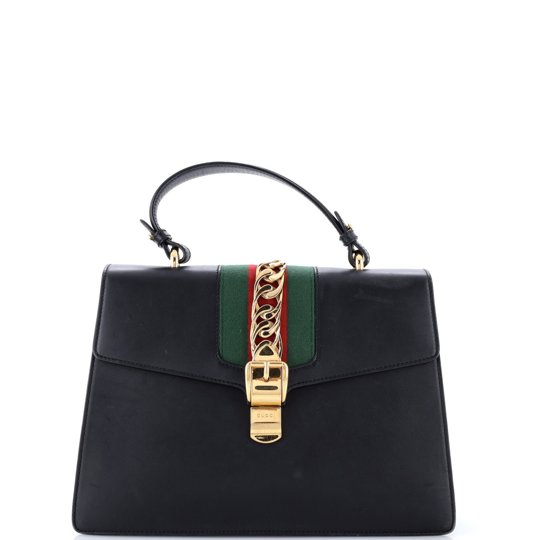 Sylvie Top Handle Bag Leather Medium