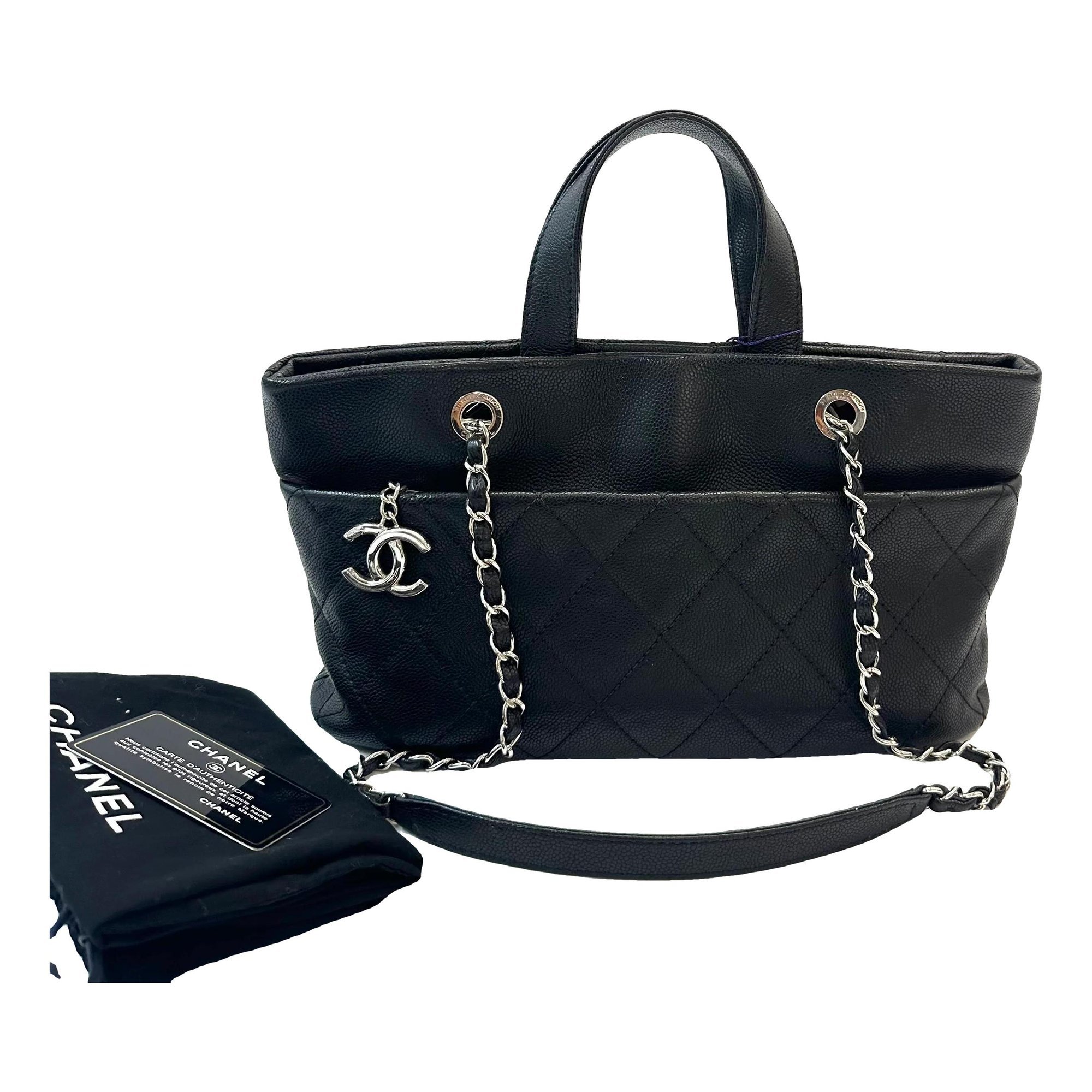 Leather tote