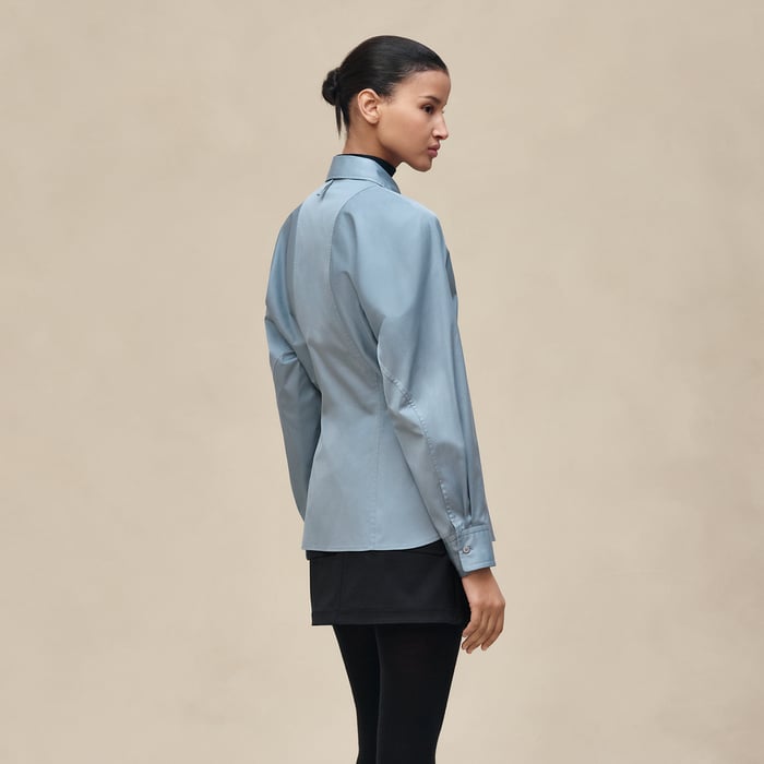 Bleu Adriatique Equestrian Shirt