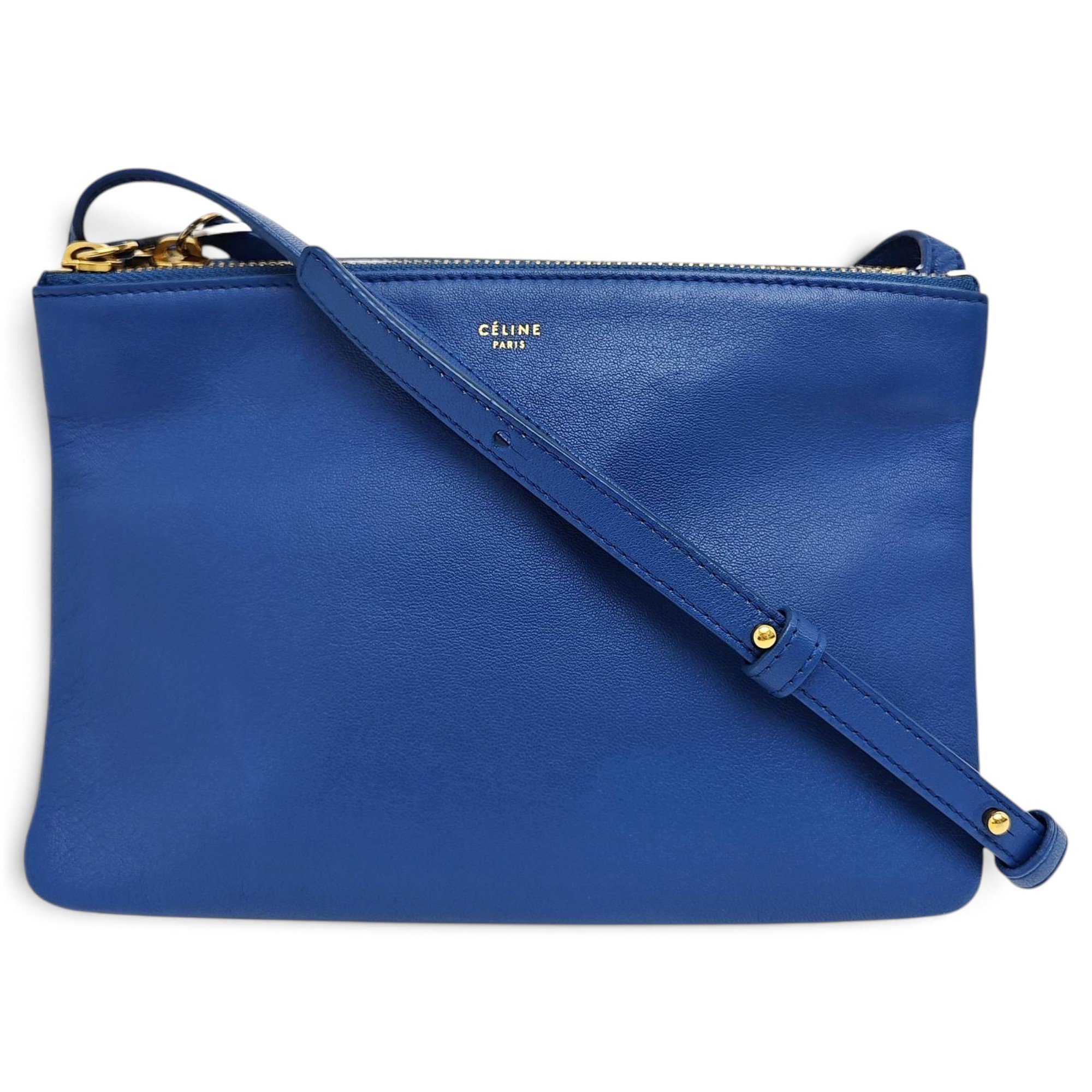 Trio leather crossbody bag
