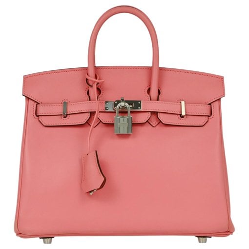 Hermes Birkin Handbag Pink Swift Leather