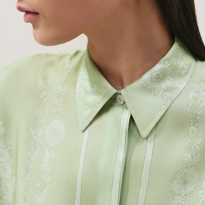 Vert Tendre "Bride De Gala En Fleurs" Shirt