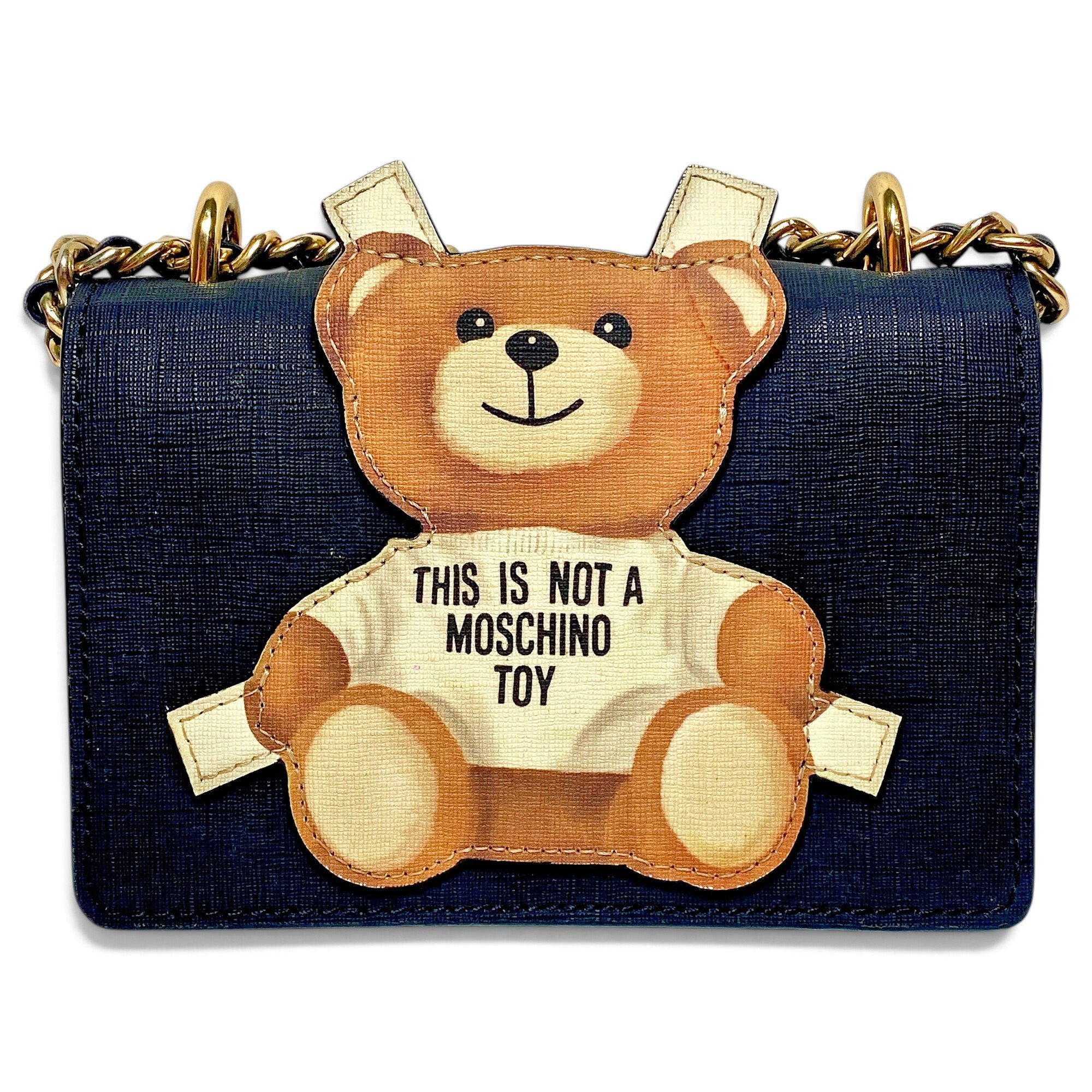 Moschino Biker leather crossbody bag