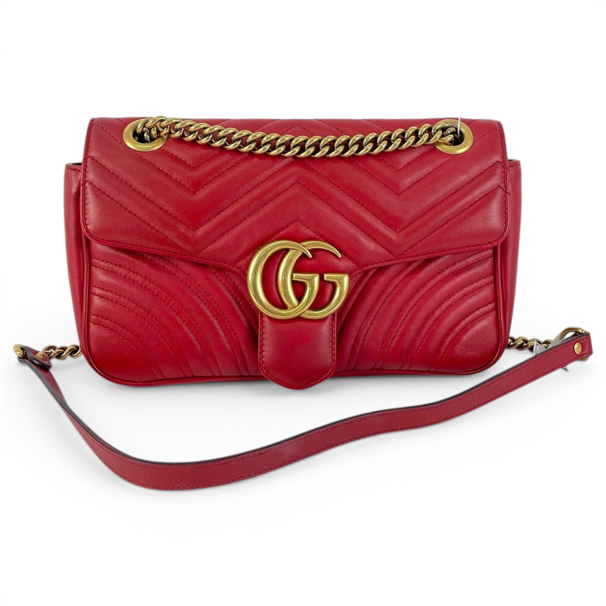 GG Marmont Flap leather handbag