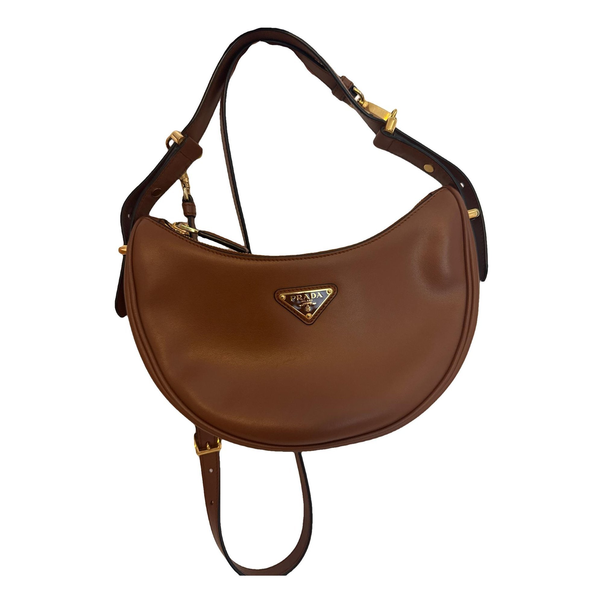 Arqué leather handbag