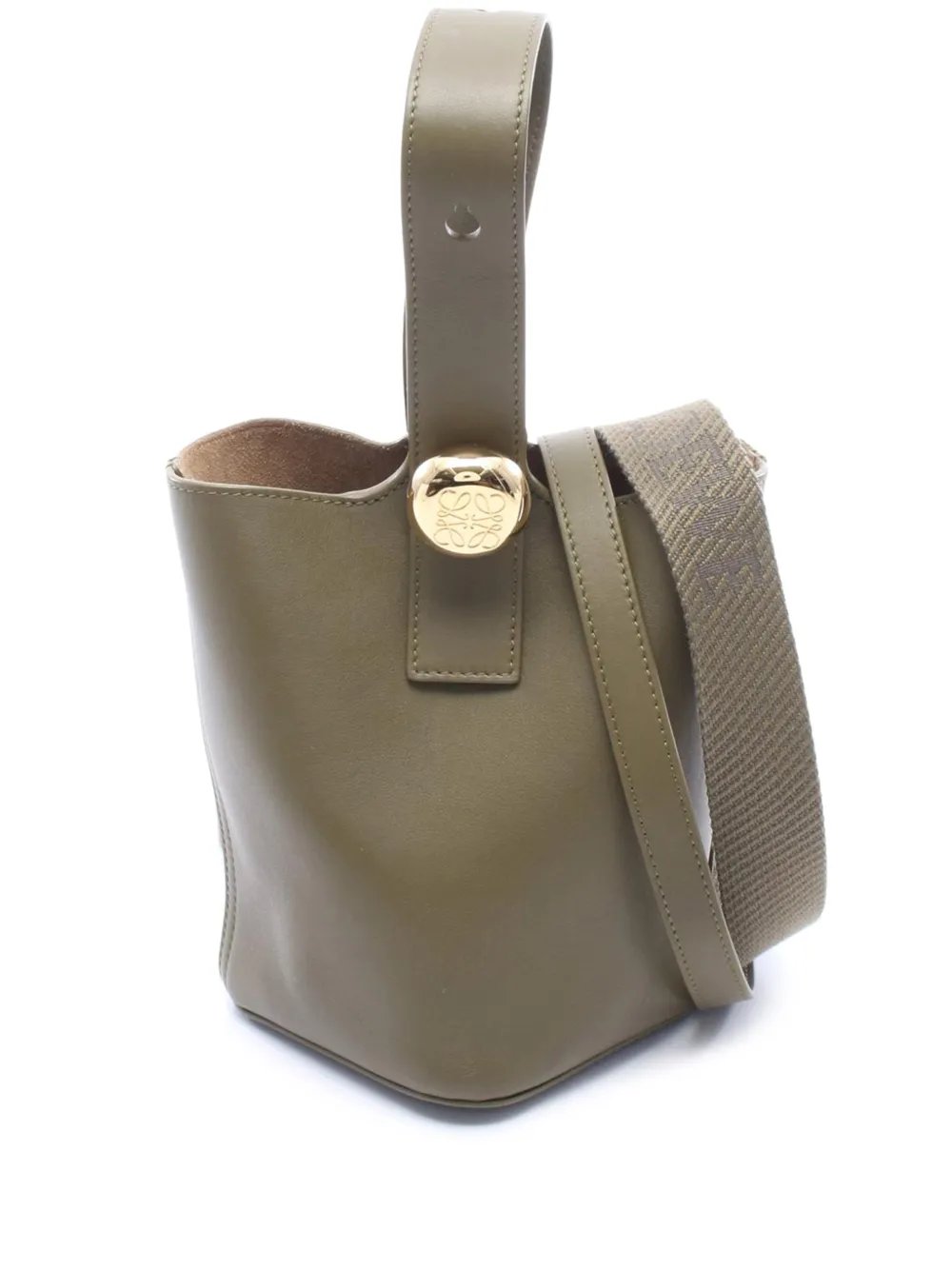 2010-2026 Mini Grained Calfskin Pebble Bucket Bag satchel