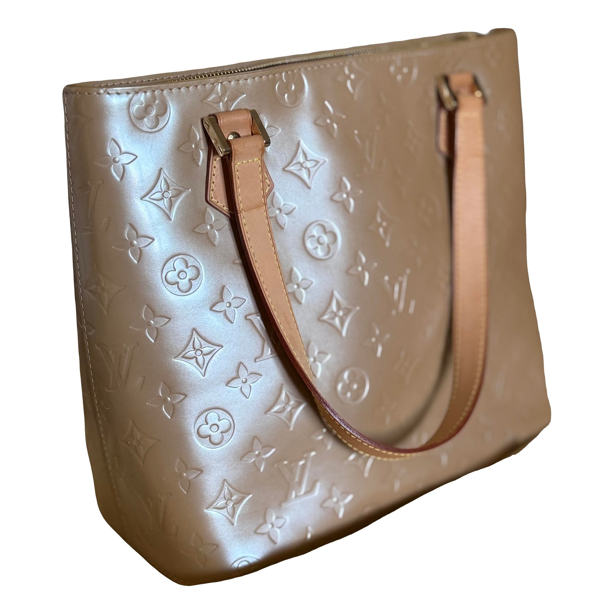 Columbus patent leather handbag