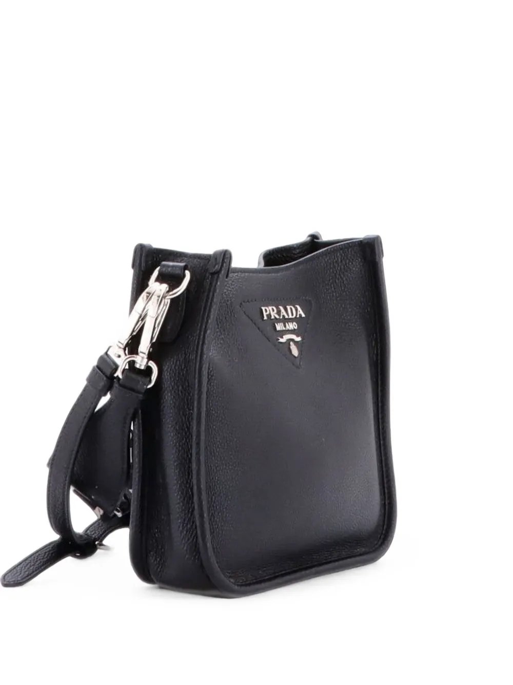 Logo Strap Vitello Daino Mini crossbody bag