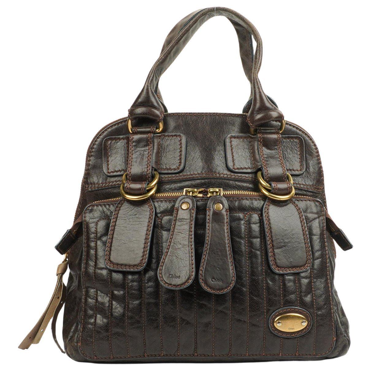 Bay leather handbag