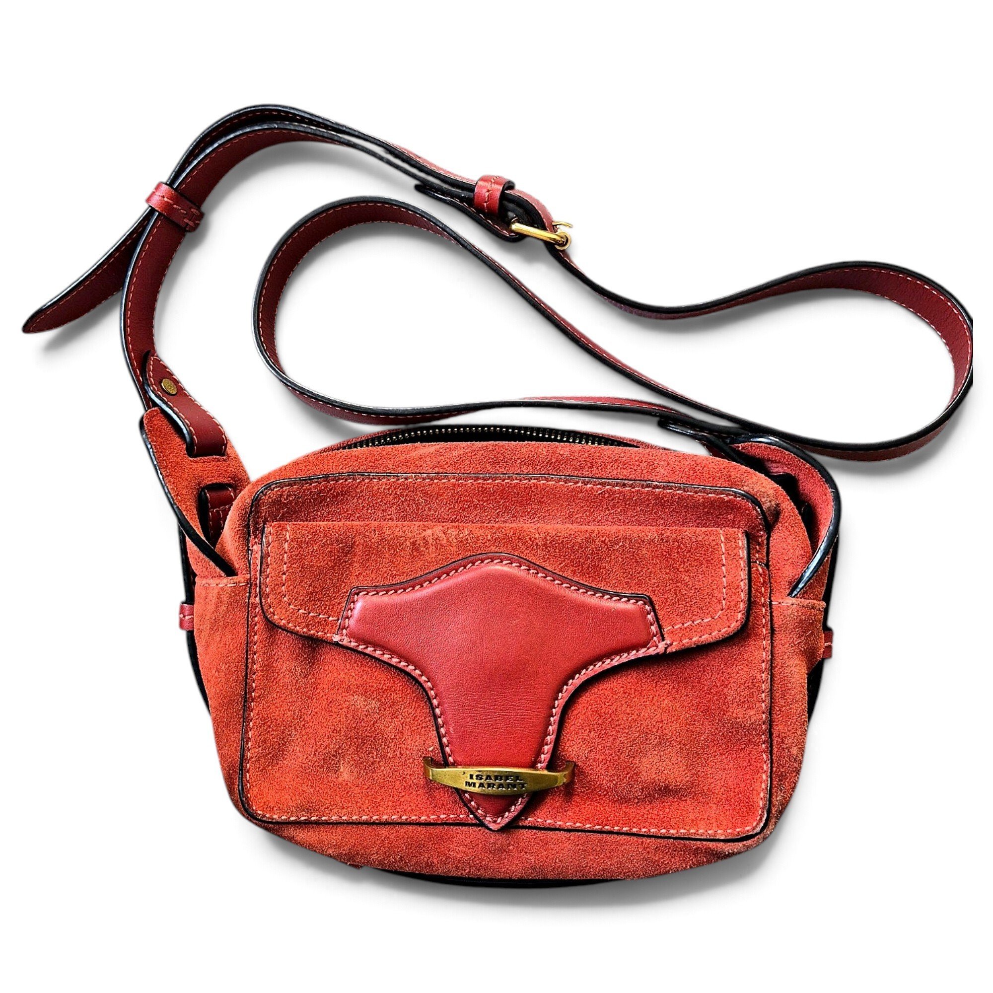Isabel Marant Oskan leather crossbody bag