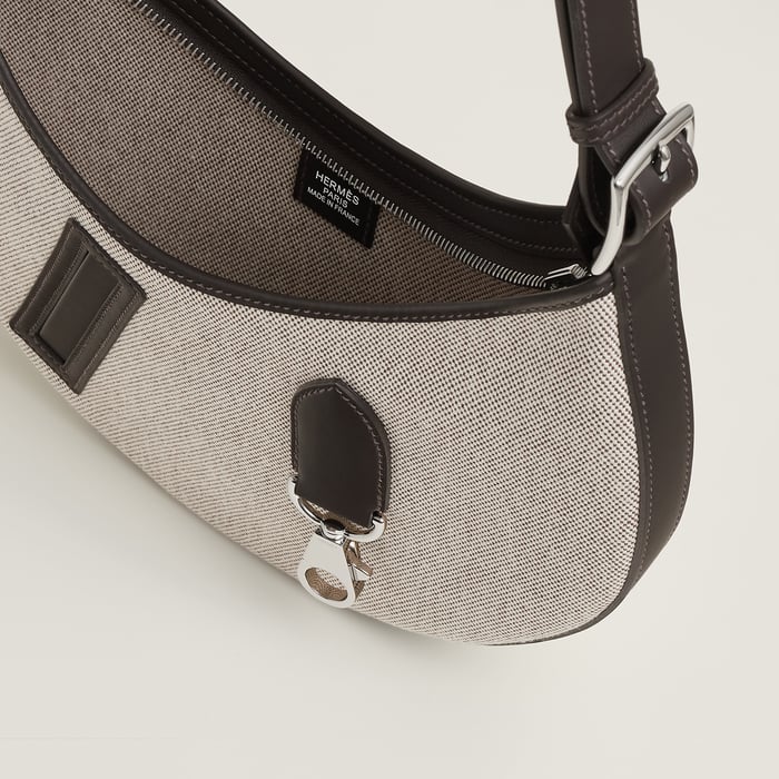 P'tit Arcon Toile & Cuir Bag
