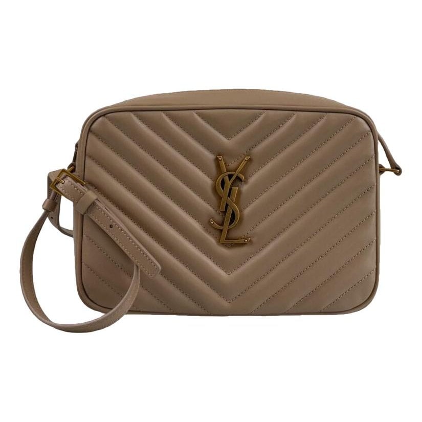 Camera Lou leather crossbody bag