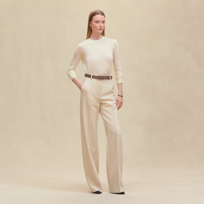 Blanc Naturel Long-sleeve Sweater