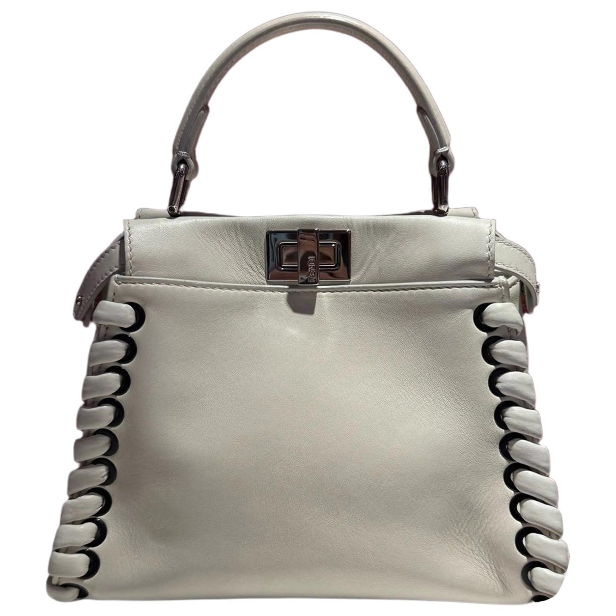 Peekaboo leather handbag