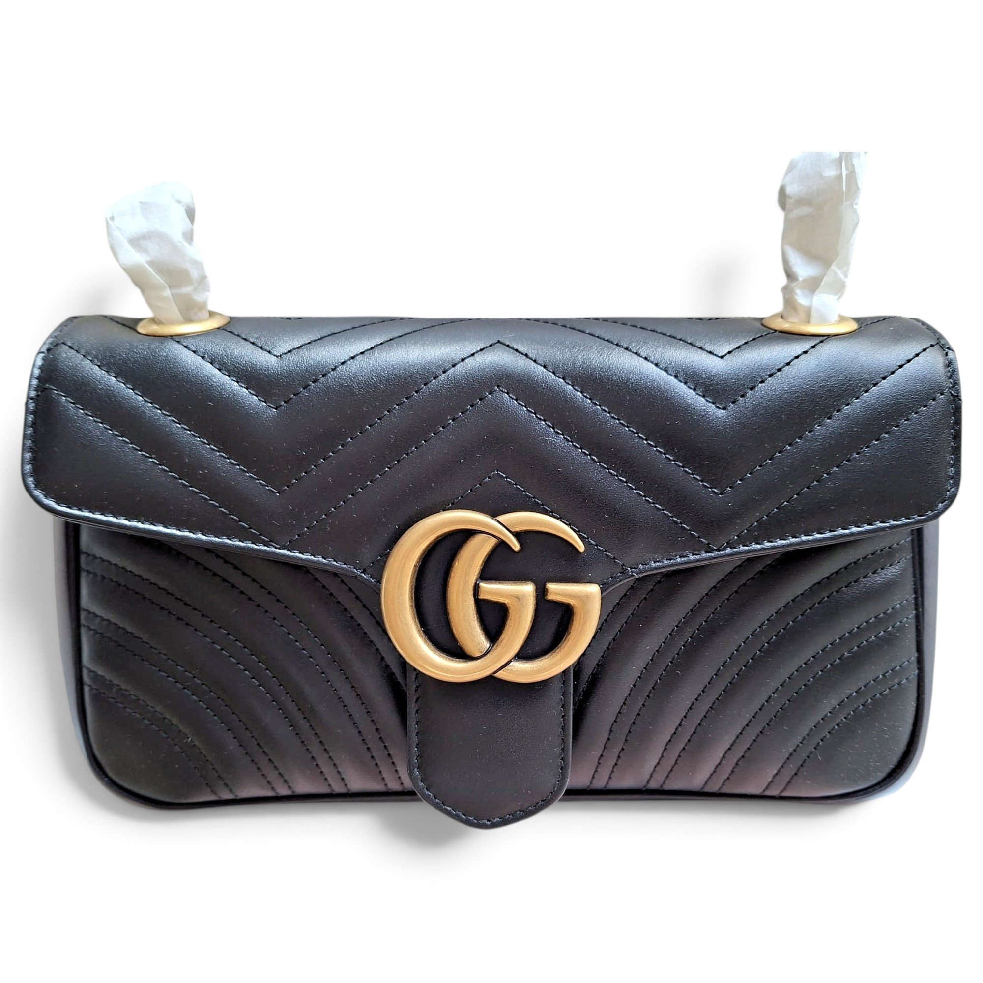GG Marmont Flap leather crossbody bag