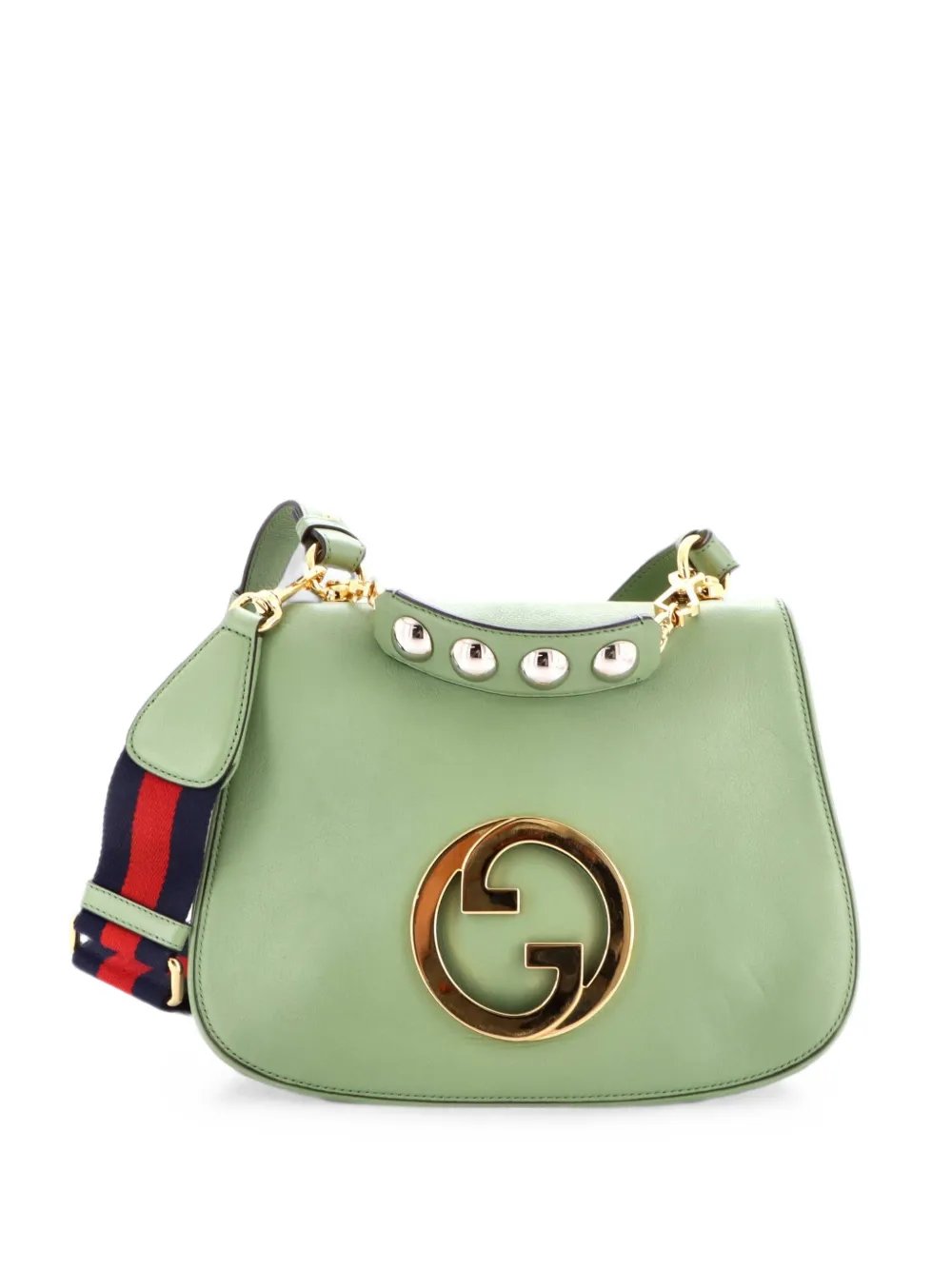 Web Blondie Flap Bag Leather Medium shoulder bag