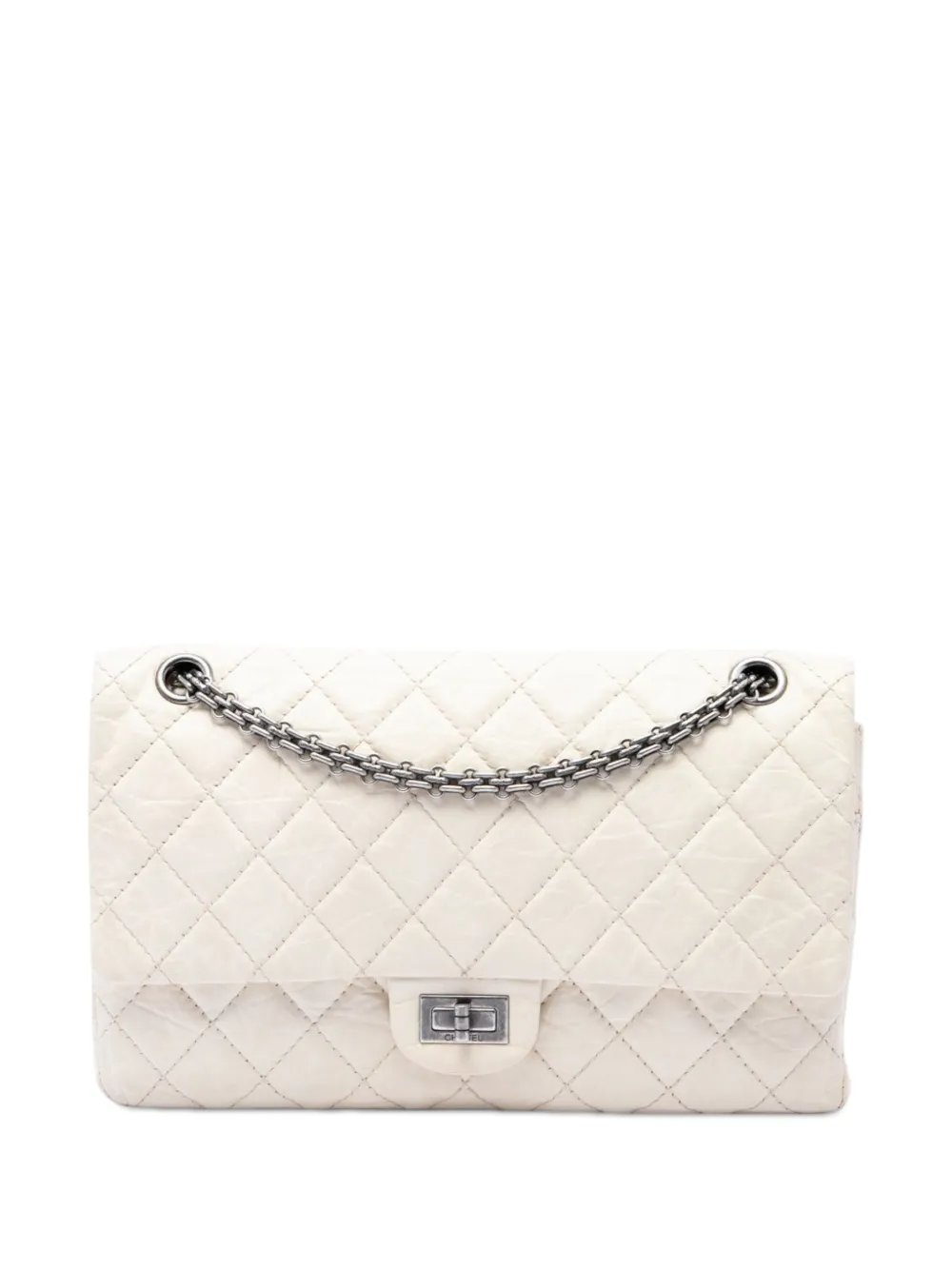 2009-2010 Quilted Aged Calfskin Reissue 2.55 Double Flap 226 shoulder bag