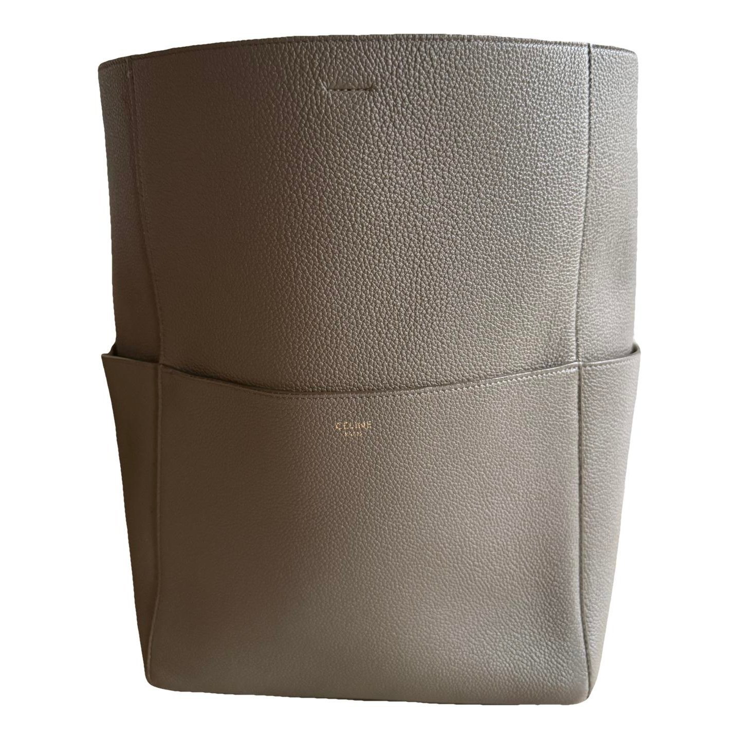 Seau Sangle leather tote