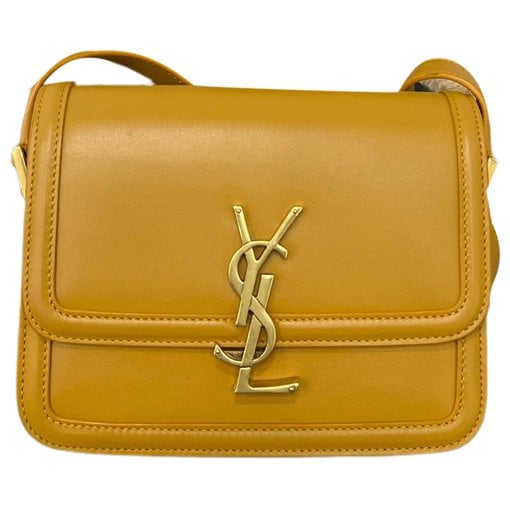 Solférino leather handbag