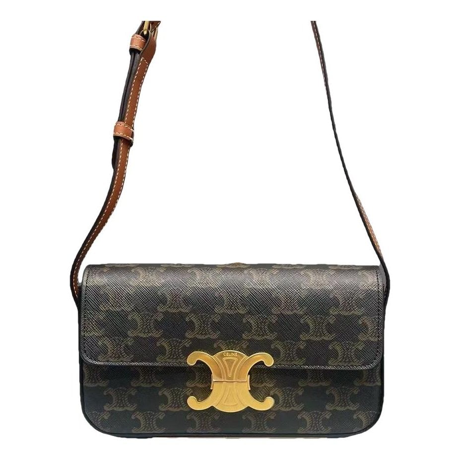 Triomphe leather handbag