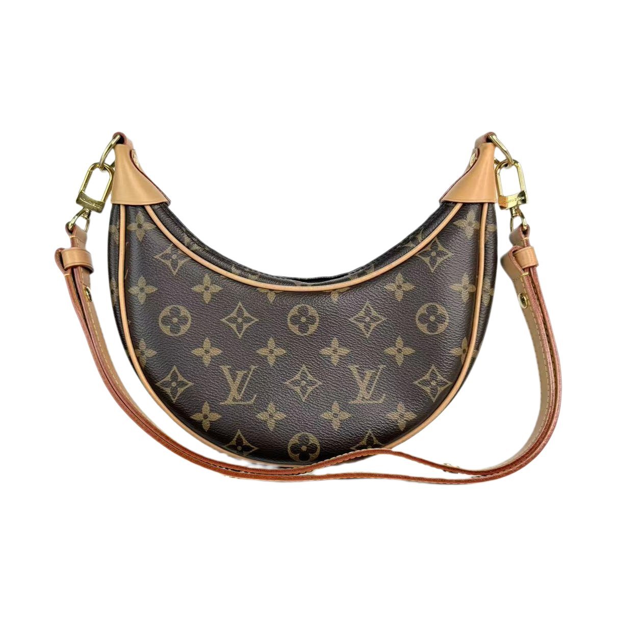 Loop leather handbag