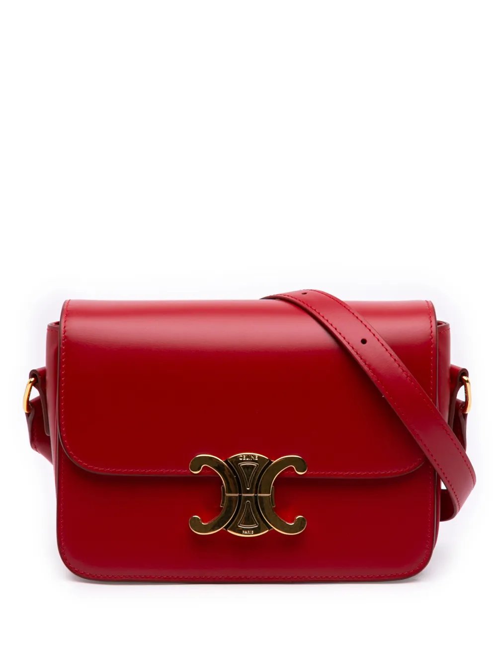 2024 Teen Shiny Calfskin Triomphe crossbody bag