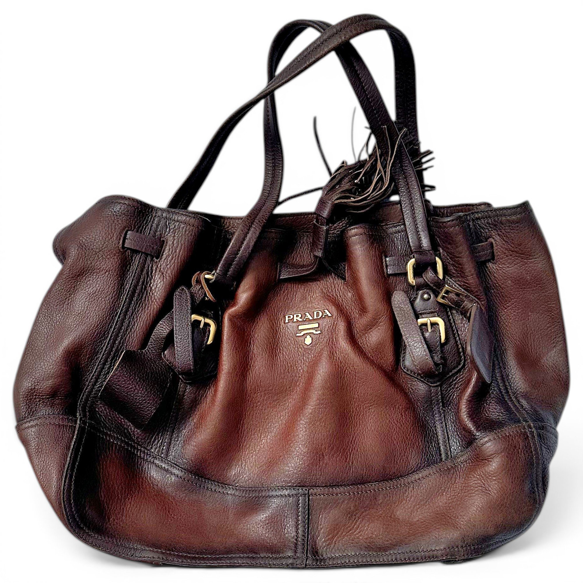 Leather handbag
