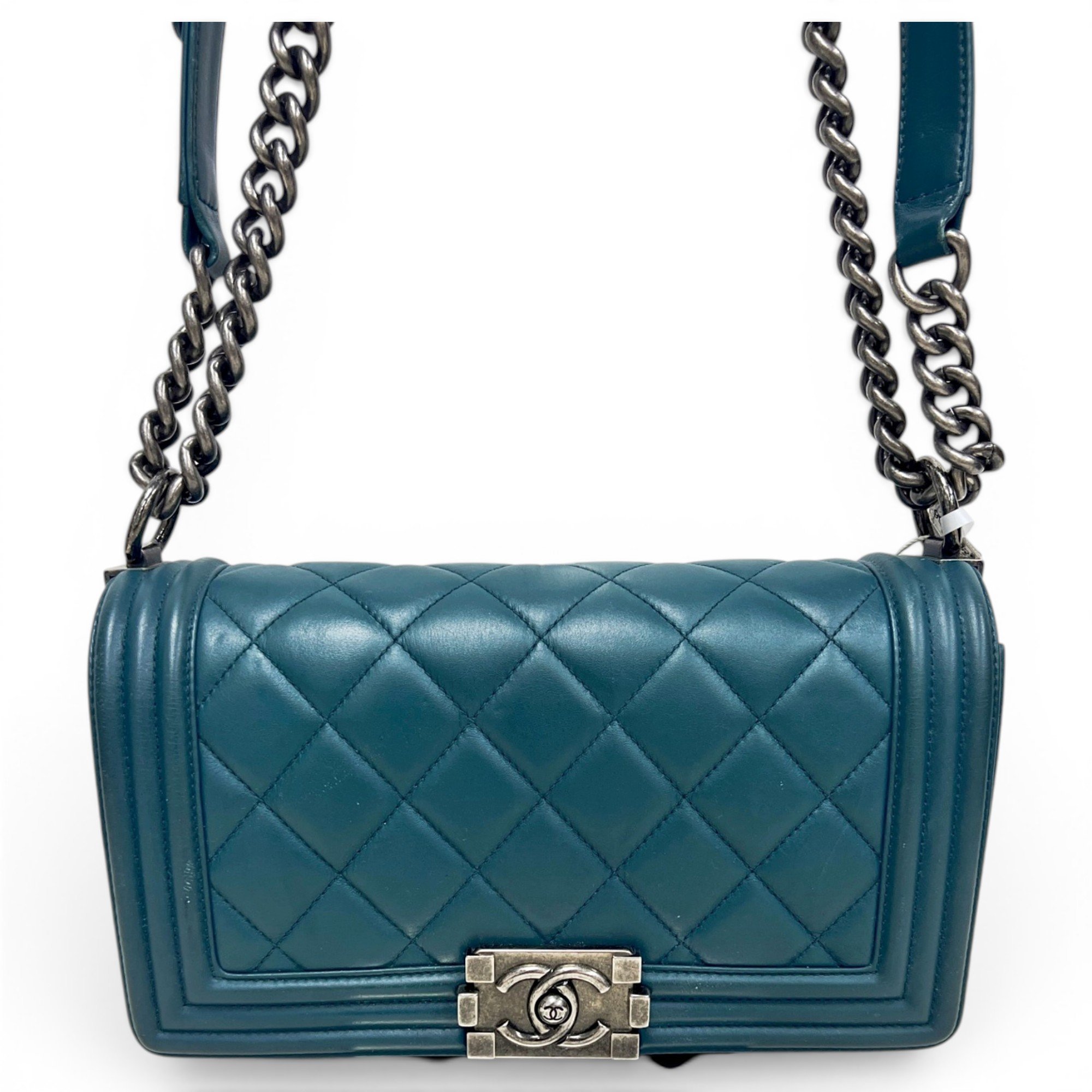 Boy leather crossbody bag