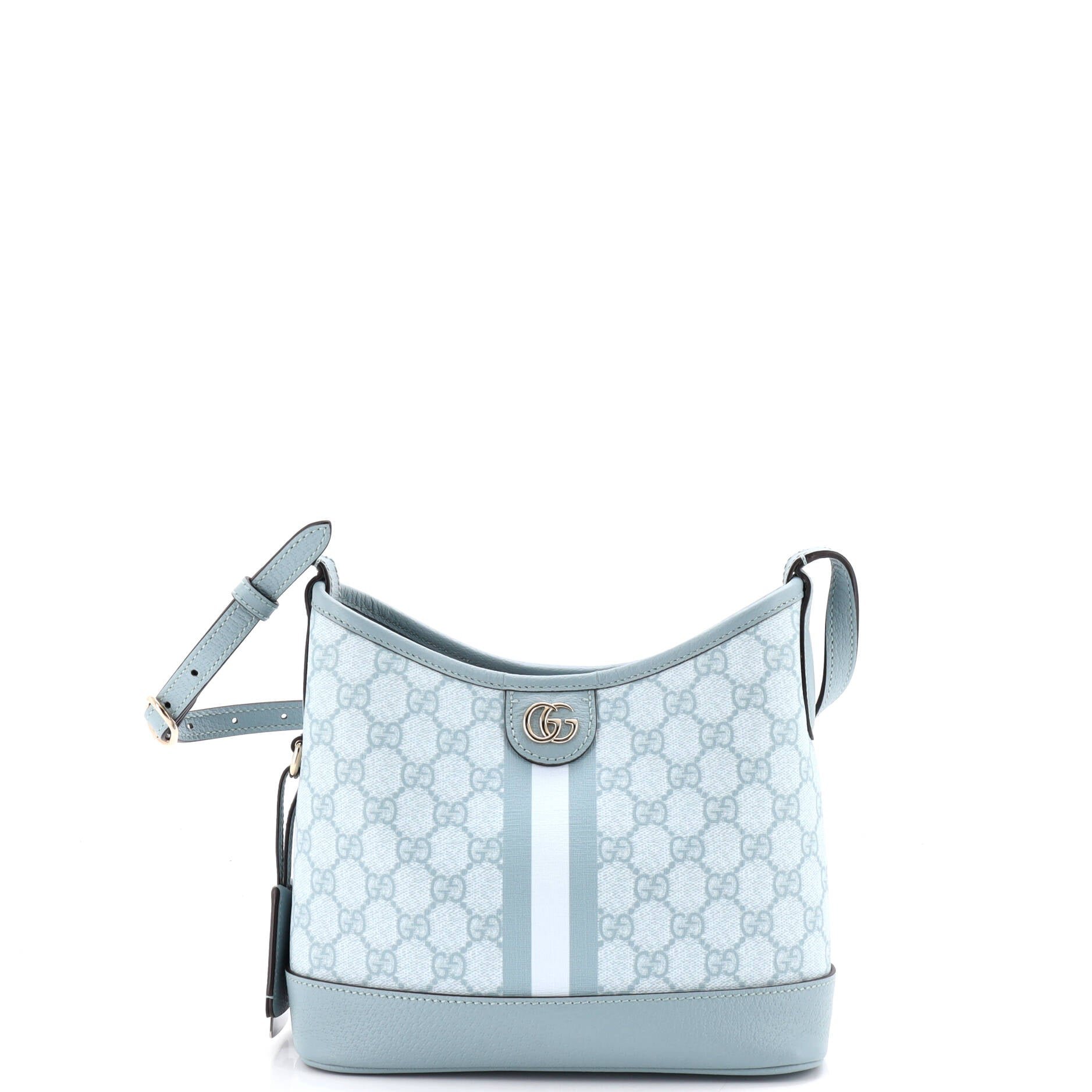 Ophidia Open Bucket Bag GG Coated Canvas with Leather Small