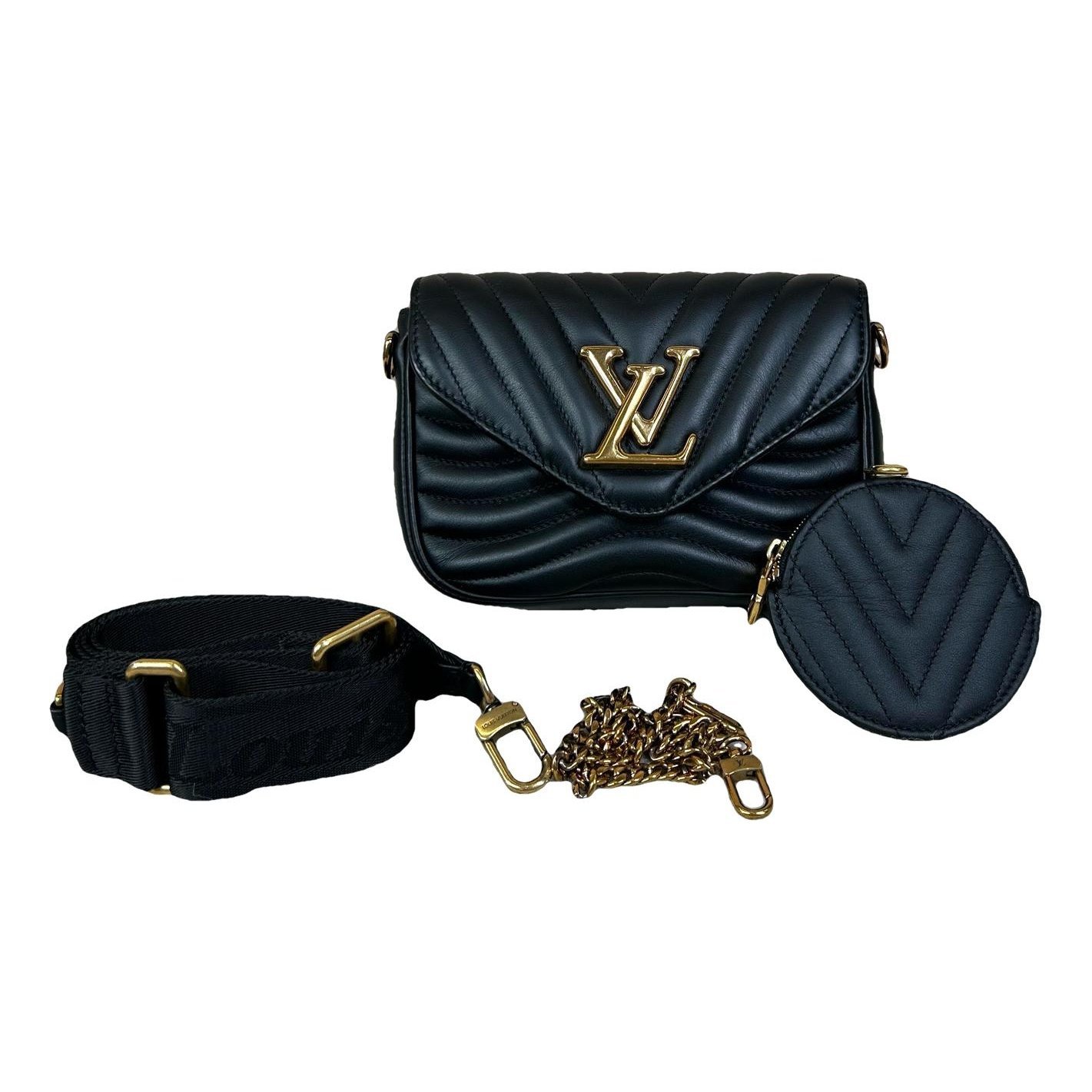 Multi-Pochette New Wave leather handbag