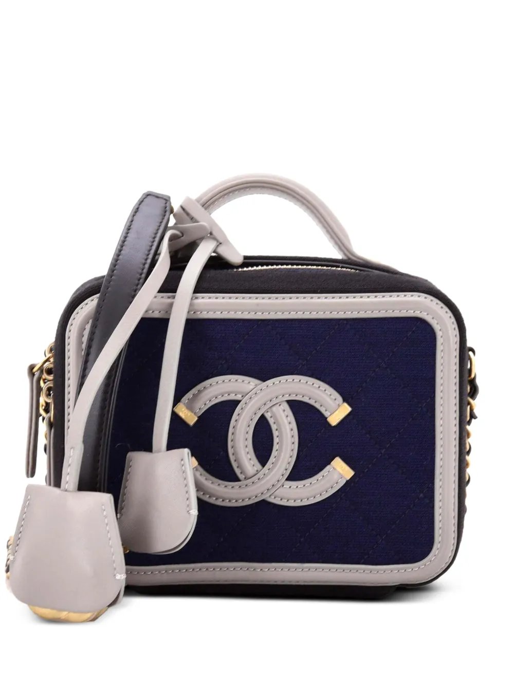 Filigree Vanity Case Quilted Jersey Small shoulder bag