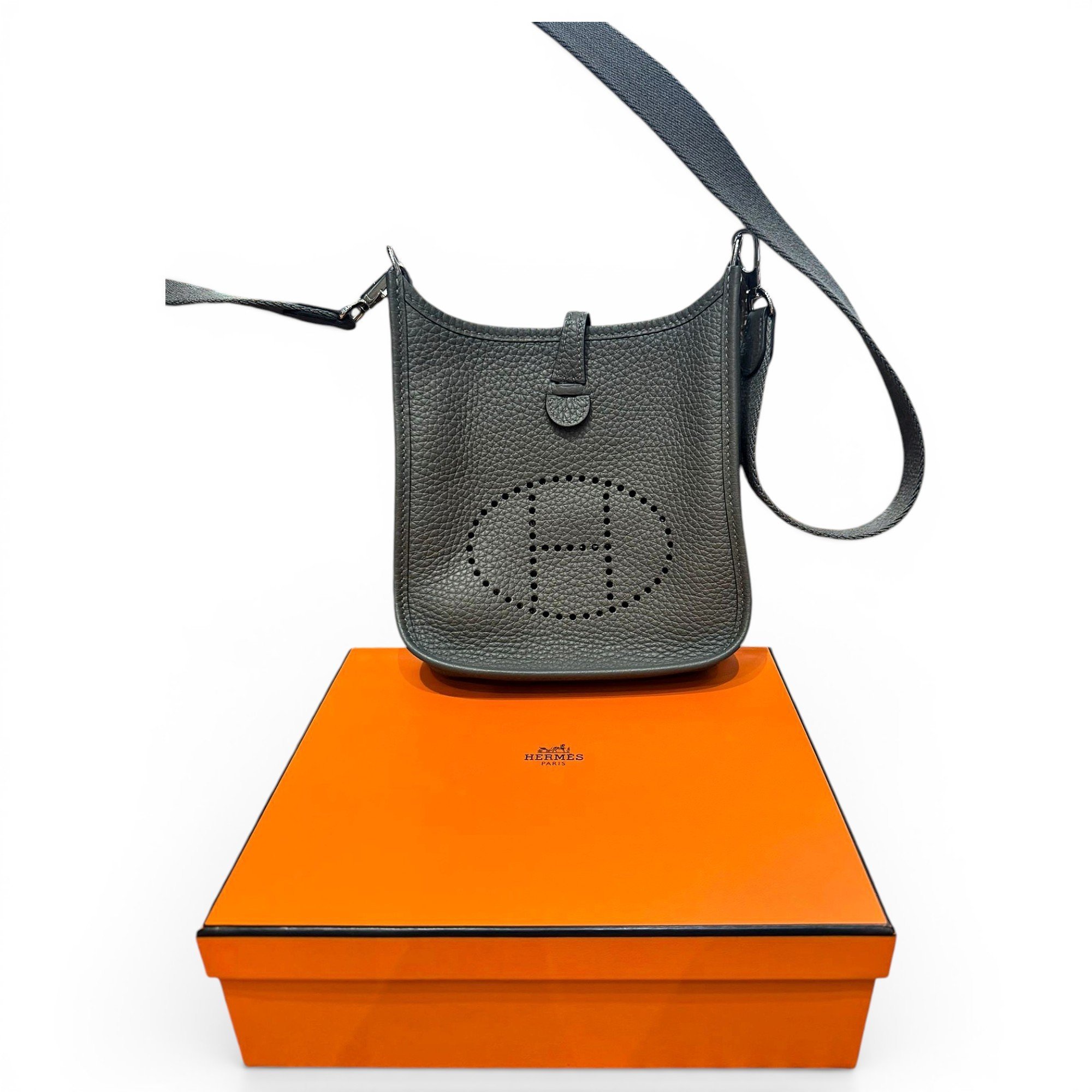 Mini Evelyne leather crossbody bag