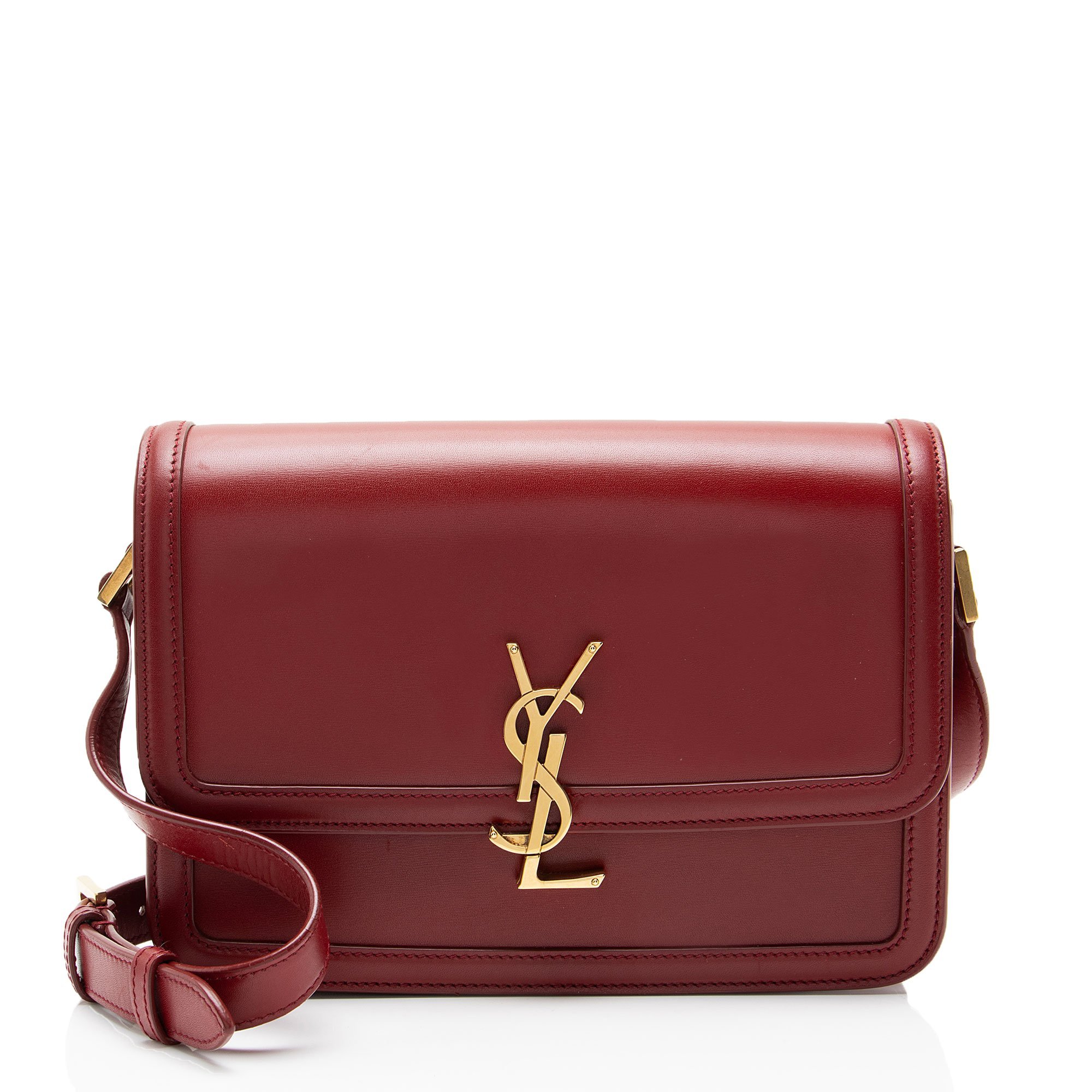 Solférino leather handbag