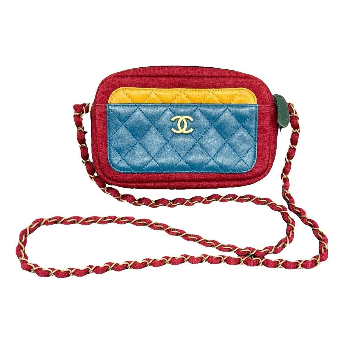 Vanity leather handbag