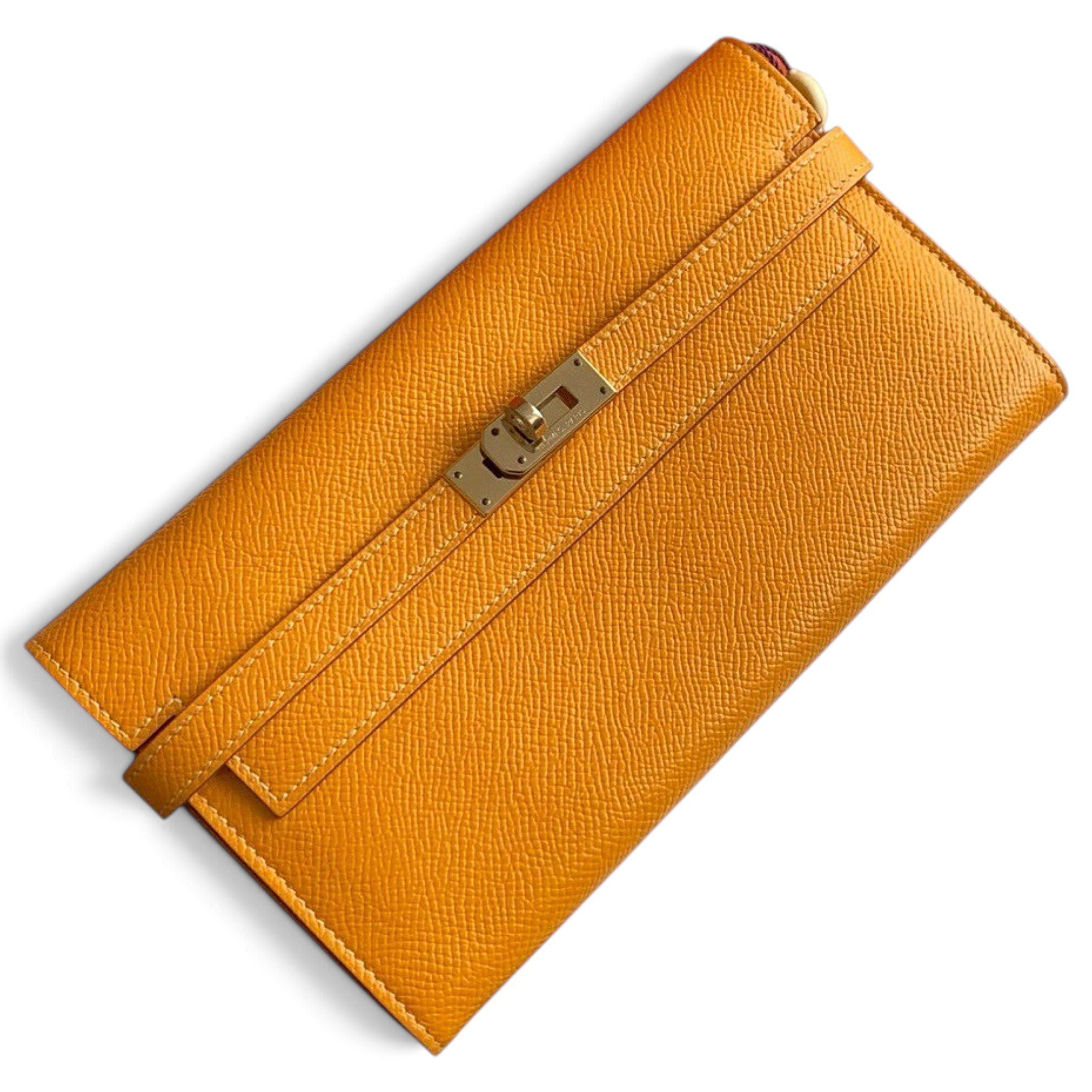 Kelly to go leather clutch bag