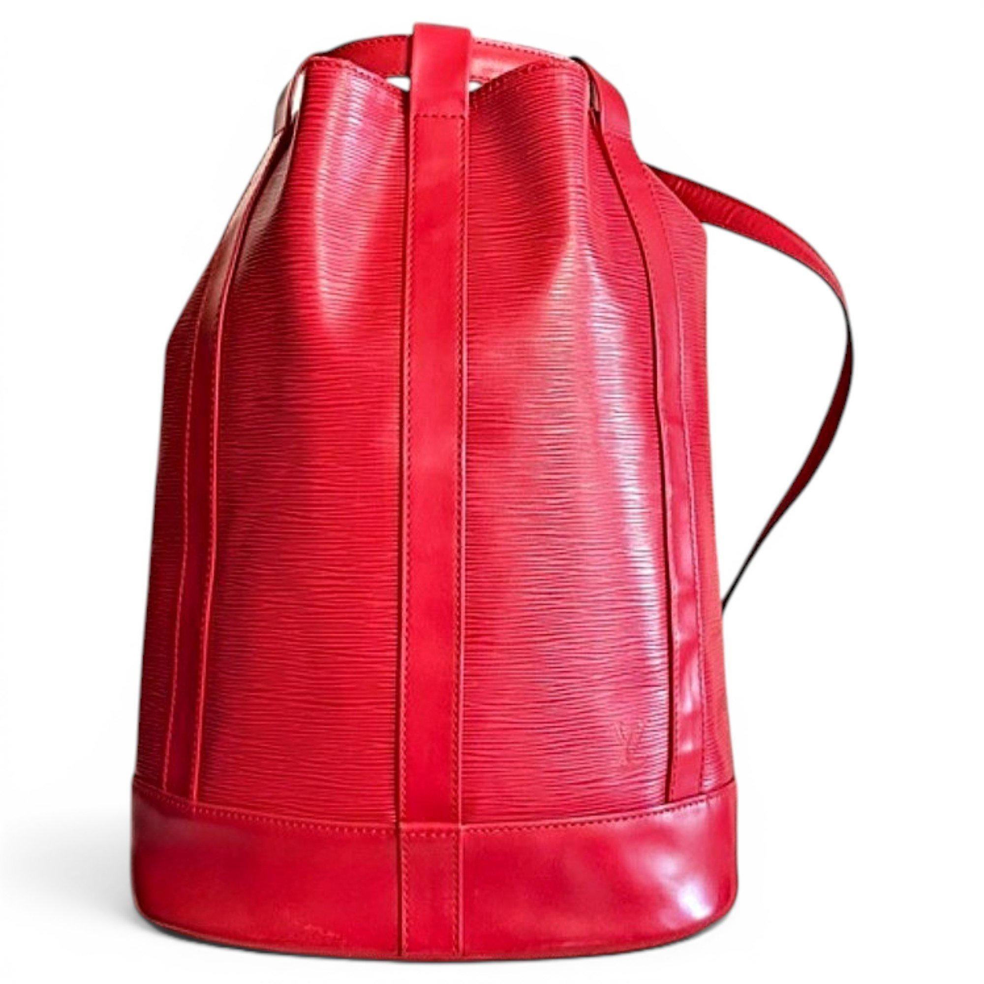 Randonnée patent leather handbag